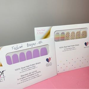 Color Street Bundle of Good Egg and Fashion Prague-er Nail Sets